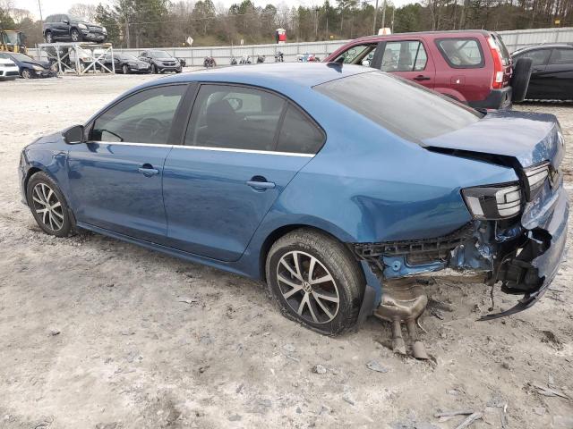 3VWDB7AJ5HM357370 - 2017 VOLKSWAGEN JETTA SE BLUE photo 2