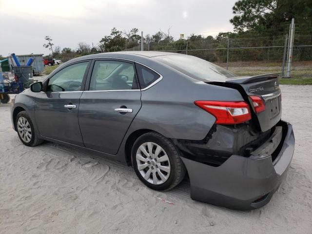 3N1AB7AP3JY208614 - 2018 NISSAN SENTRA S GRAY photo 2