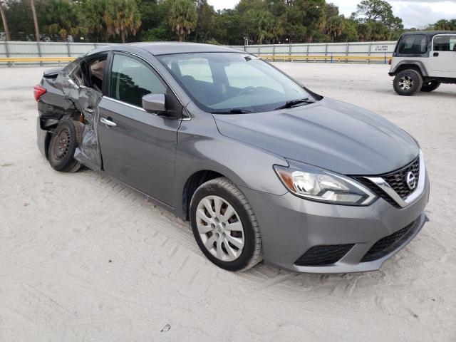 3N1AB7AP3JY208614 - 2018 NISSAN SENTRA S GRAY photo 4