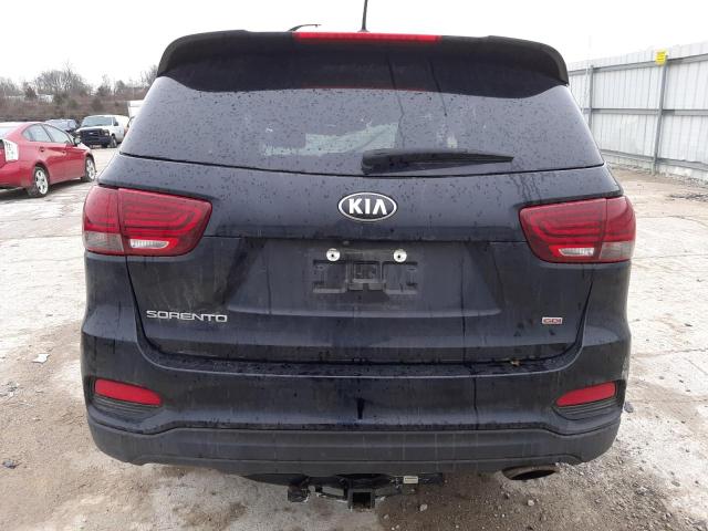 5XYPG4A36KG471304 - 2019 KIA SORENTO L BLACK photo 6