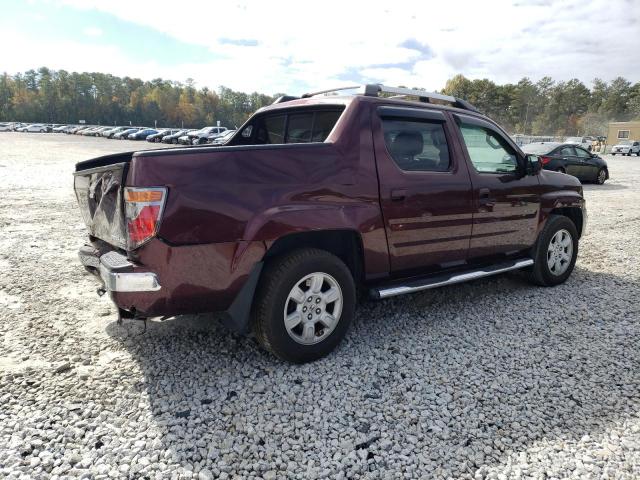 2HJYK16577H521756 - 2007 HONDA RIDGELINE RTL MAROON photo 3