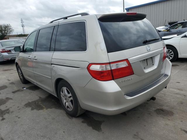 5FNRL38457B447202 - 2007 HONDA ODYSSEY EX SILVER photo 2