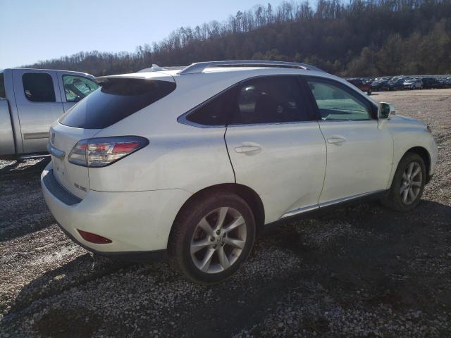 2T2BK1BA9AC010222 - 2010 LEXUS RX 350 WHITE photo 3