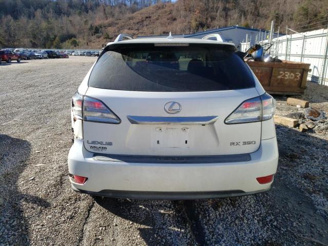 2T2BK1BA9AC010222 - 2010 LEXUS RX 350 WHITE photo 6