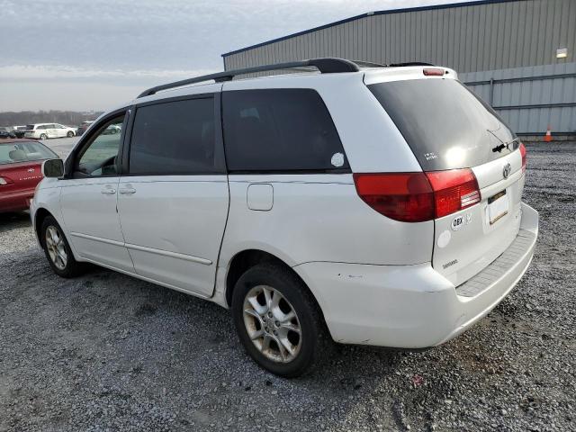 5TDBA22C25S051335 - 2005 TOYOTA SIENNA XLE WHITE photo 2