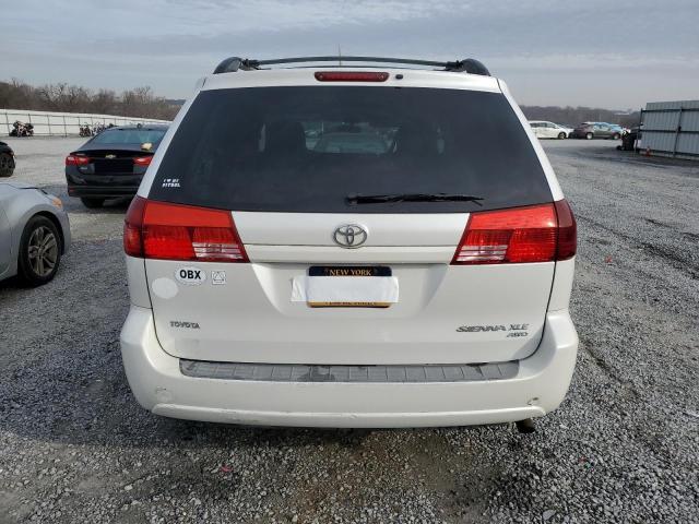 5TDBA22C25S051335 - 2005 TOYOTA SIENNA XLE WHITE photo 6