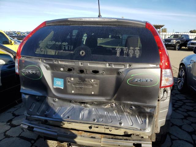 2HKRM4H54DH603979 - 2013 HONDA CR-V EX GRAY photo 6