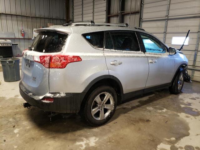 2T3RFREV9FW271996 - 2015 TOYOTA RAV4 XLE SILVER photo 3