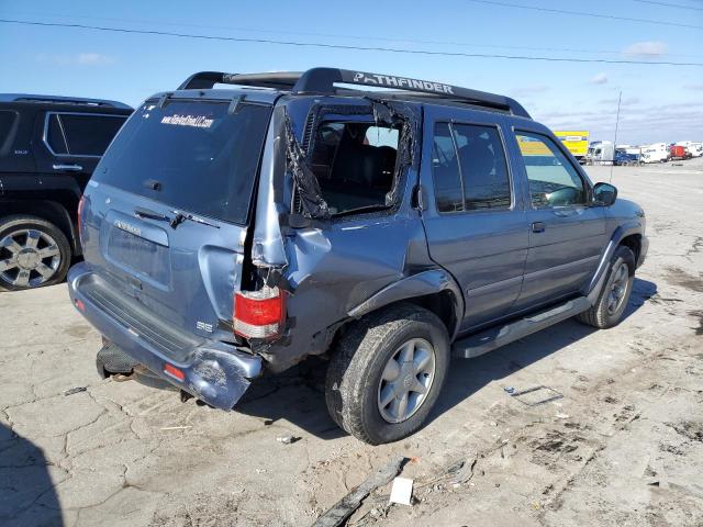 JN8DR09Y62W725445 - 2002 NISSAN PATHFINDER LE BLUE photo 3