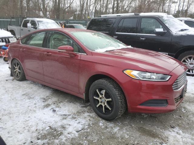 3FA6P0H75DR110013 - 2013 FORD FUSION SE RED photo 4