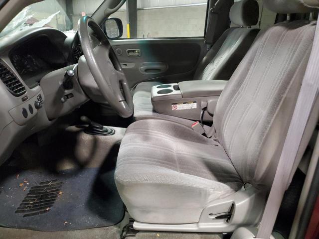 5TBBN44122S232449 - 2002 TOYOTA TUNDRA ACCESS CAB SR5 RED photo 7