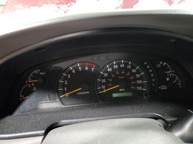 5TBBN44122S232449 - 2002 TOYOTA TUNDRA ACCESS CAB SR5 RED photo 9