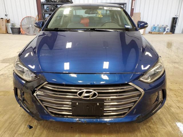 5NPD84LF6HH066102 - 2017 HYUNDAI ELANTRA SE BLUE photo 5