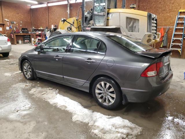 2HGFA1F81AH518112 - 2010 HONDA CIVIC EX GRAY photo 2