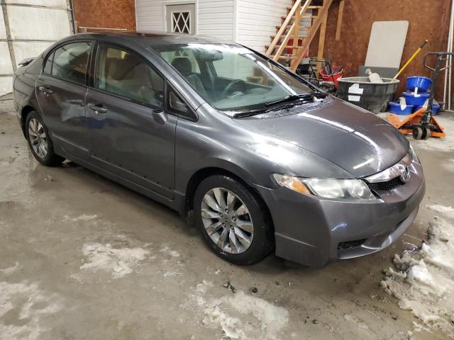 2HGFA1F81AH518112 - 2010 HONDA CIVIC EX GRAY photo 4