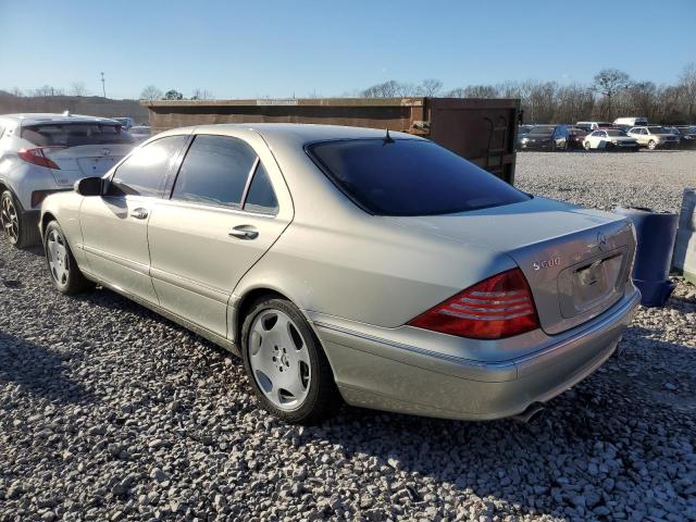 WDBNG76JX3A334866 - 2003 MERCEDES-BENZ S 600 SILVER photo 2