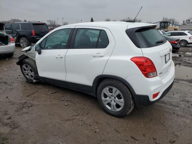 KL7CJKSB3HB128461 - 2017 CHEVROLET TRAX LS WHITE photo 2