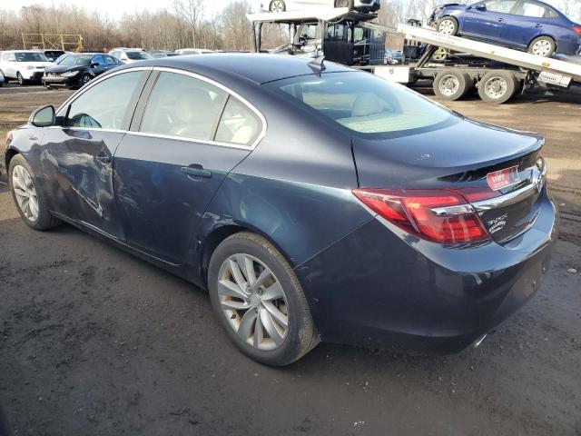 2G4GL5EX1E9186519 - 2014 BUICK REGAL BLUE photo 2