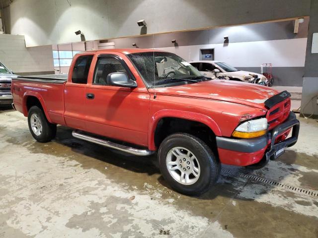 1D7HG32N03S157177 - 2003 DODGE DAKOTA SPORT RED photo 4