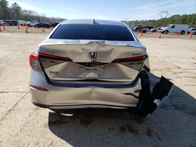 2HGFE2F57NH544283 - 2022 HONDA CIVIC SPORT 银色 照片 6