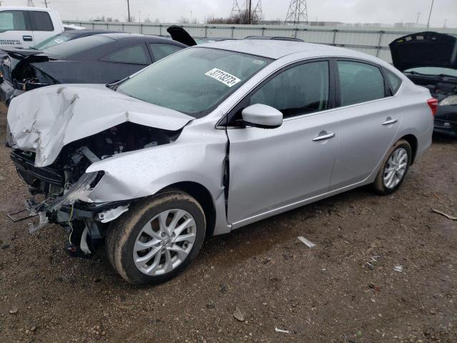 3N1AB7AP4KL620720 - 2019 NISSAN SENTRA S SILVER photo 1