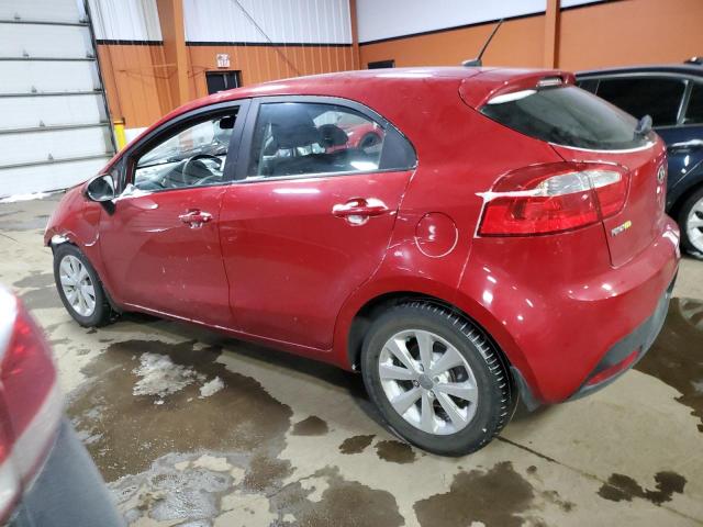 KNADM5A36D6800815 - 2013 KIA RIO LX RED photo 2