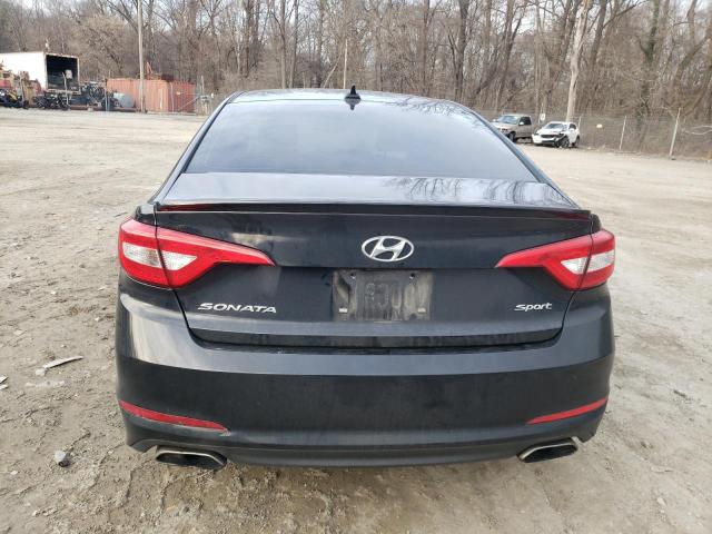 5NPE34AFXFH035843 - 2015 HYUNDAI SONATA SPORT BLACK photo 6