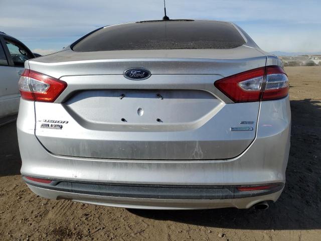 3FA6P0HR9DR327453 - 2013 FORD FUSION SE SILVER photo 6