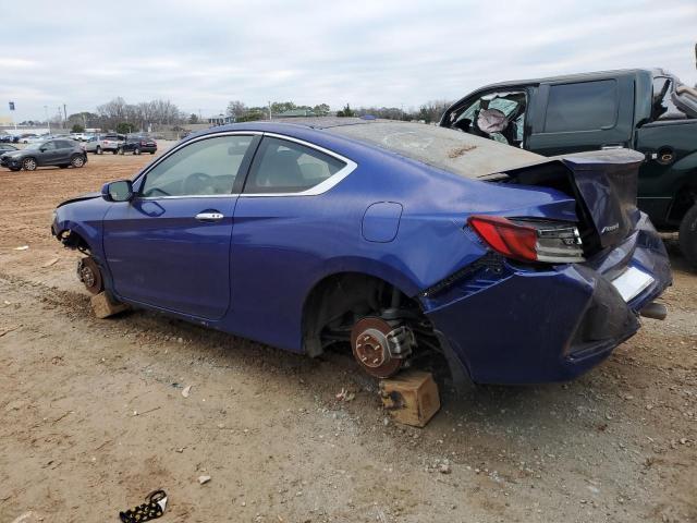 1HGCT1A78HA001376 - 2017 HONDA ACCORD EX BLUE photo 2