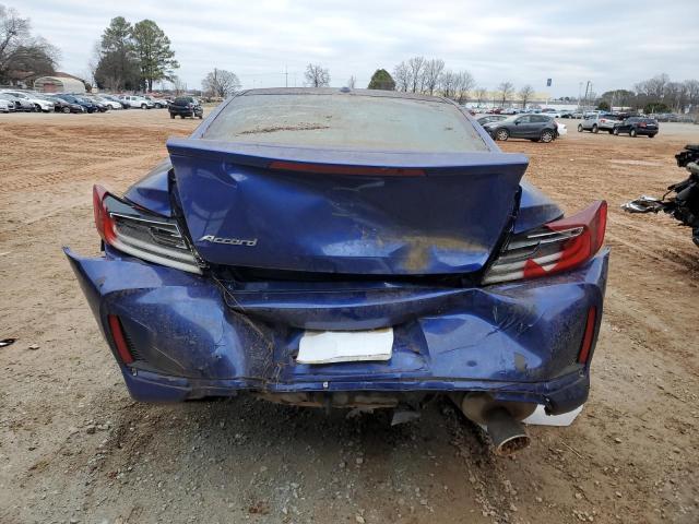 1HGCT1A78HA001376 - 2017 HONDA ACCORD EX BLUE photo 6