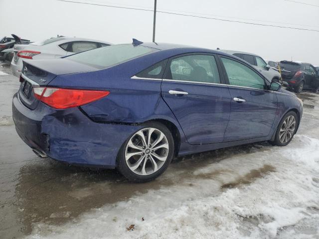 5NPEC4ABXDH605902 - 2013 HYUNDAI SONATA SE BLUE photo 3