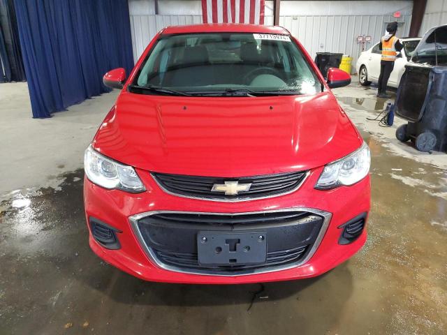 1G1JD5SH1H4106981 - 2017 CHEVROLET SONIC LT RED photo 5