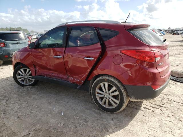 KM8JU3ACXDU550089 - 2013 HYUNDAI TUCSON GLS RED photo 2