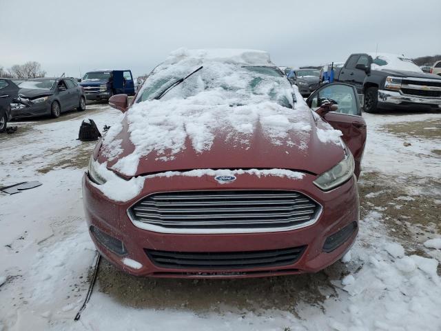 3FA6P0H70ER138027 - 2014 FORD FUSION SE RED photo 5