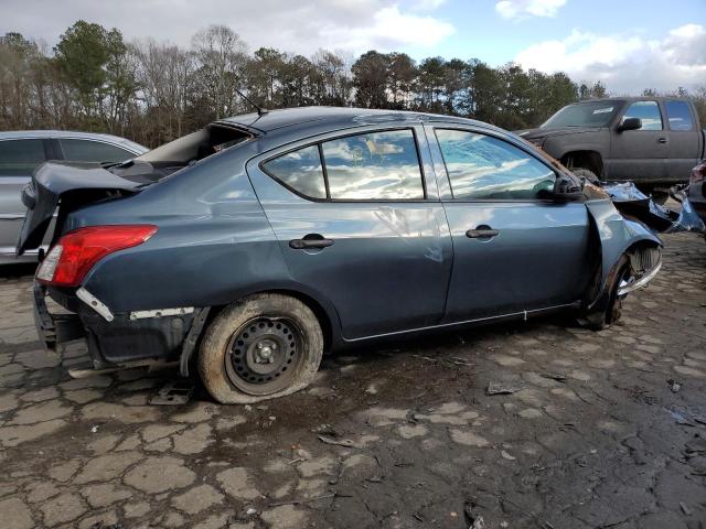 3N1CN7AP0FL929073 - 2015 NISSAN VERSA S BLUE photo 3