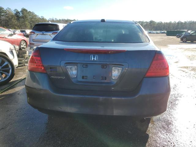 1HGCM56887A133980 - 2007 HONDA ACCORD EX GRAY photo 6