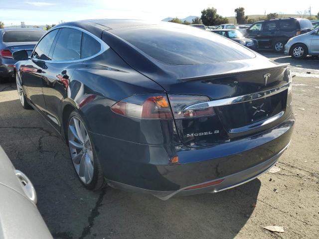 5YJSA1CP8DFP07987 - 2013 TESLA MODEL S Կապույտ լուսանկար 2