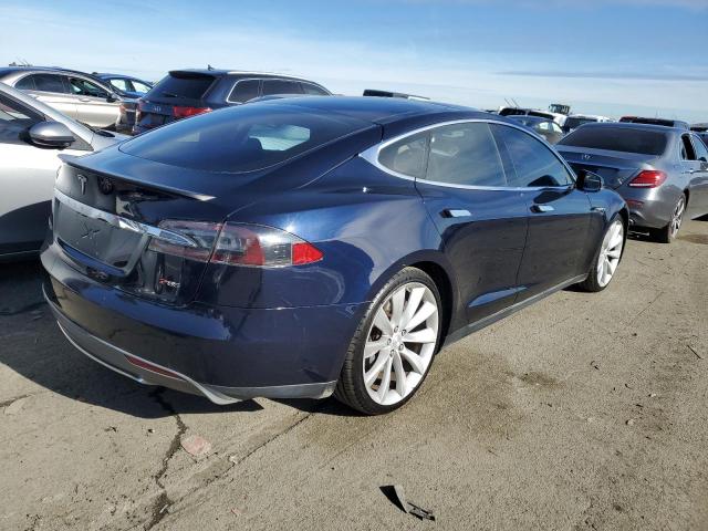 5YJSA1CP8DFP07987 - 2013 TESLA MODEL S Կապույտ լուսանկար 3