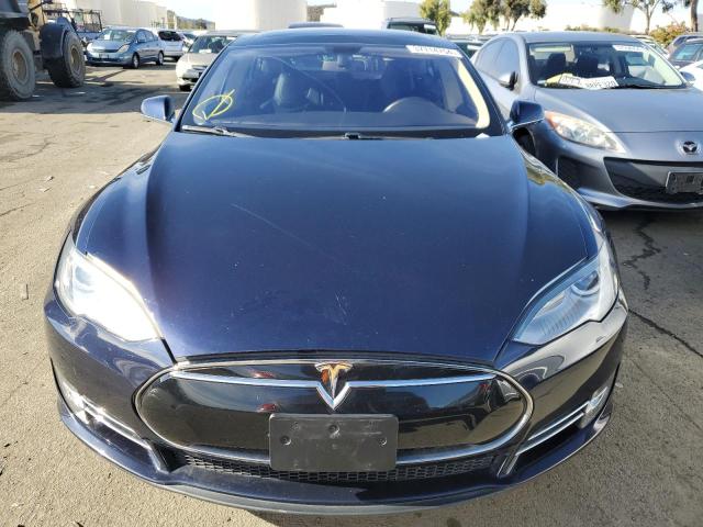5YJSA1CP8DFP07987 - 2013 TESLA MODEL S Կապույտ լուսանկար 5