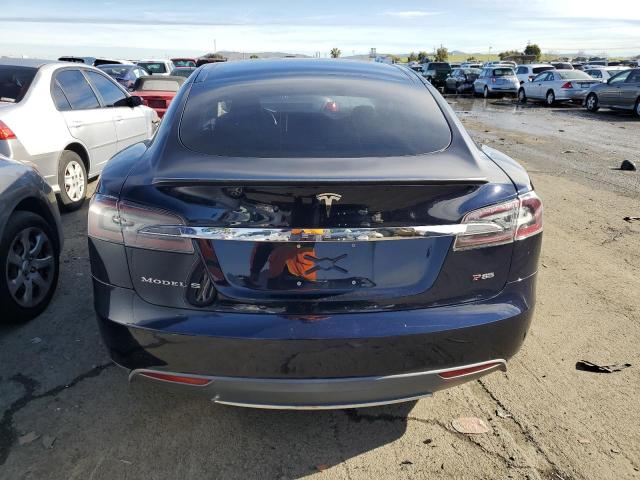 5YJSA1CP8DFP07987 - 2013 TESLA MODEL S Կապույտ լուսանկար 6