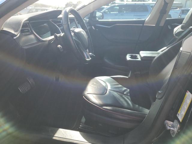 5YJSA1CP8DFP07987 - 2013 TESLA MODEL S Կապույտ լուսանկար 7