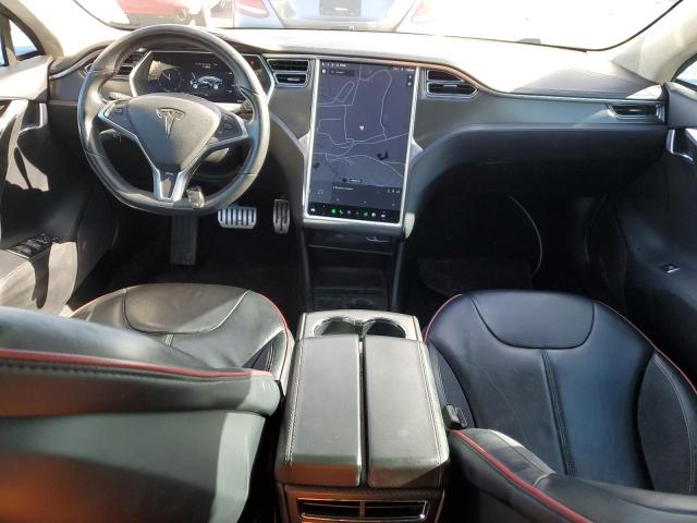 5YJSA1CP8DFP07987 - 2013 TESLA MODEL S Կապույտ լուսանկար 8