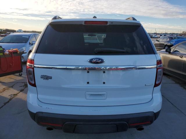 1FM5K8B84DGA98928 - 2013 FORD EXPLORER WHITE photo 6