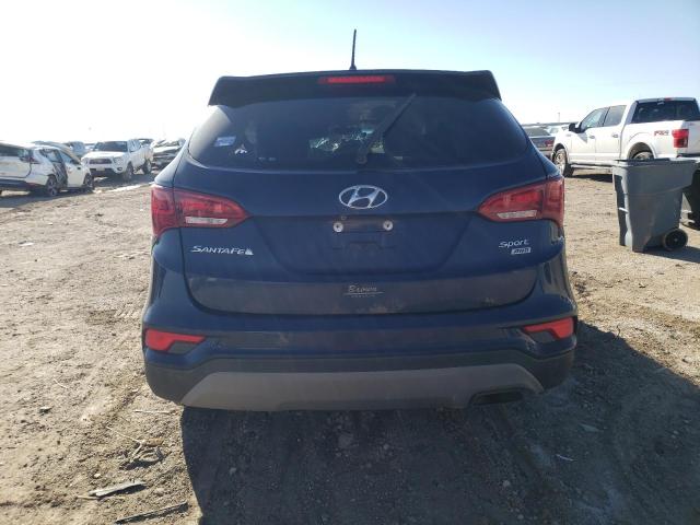 5XYZTDLB0JG542844 - 2018 HYUNDAI SANTA FE S BLUE photo 6