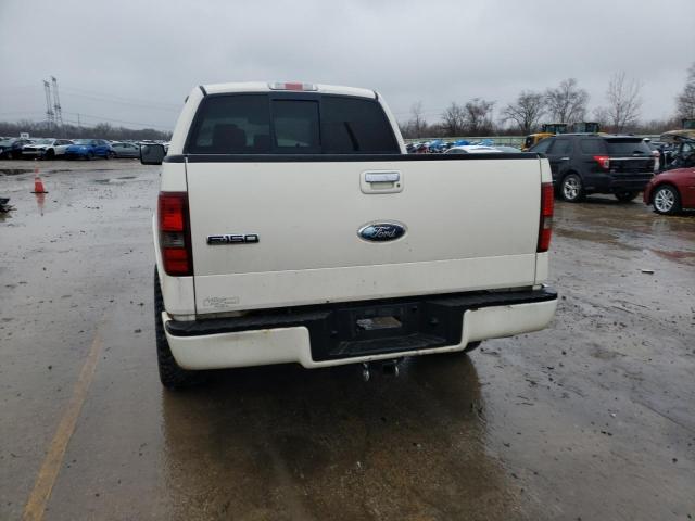 1FTRW12588FA32076 - 2008 FORD F150 SUPERCREW WHITE photo 6