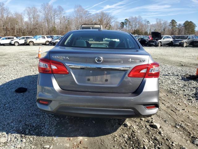 3N1AB7AP8KY397553 - 2019 NISSAN SENTRA S BLUE photo 6