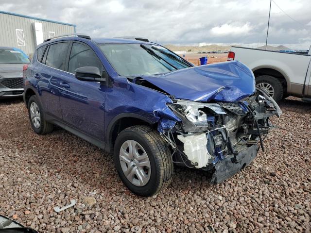 2T3ZFREV9FW153818 - 2015 TOYOTA RAV4 LE BLUE photo 4