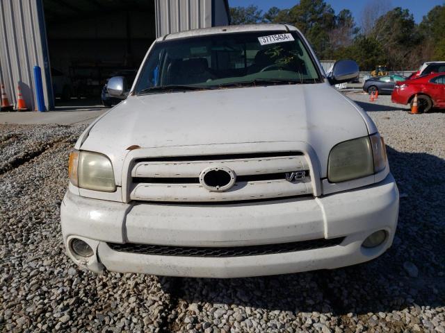 5TBRT34143S364032 - 2003 TOYOTA TUNDRA ACCESS CAB SR5 WHITE photo 5