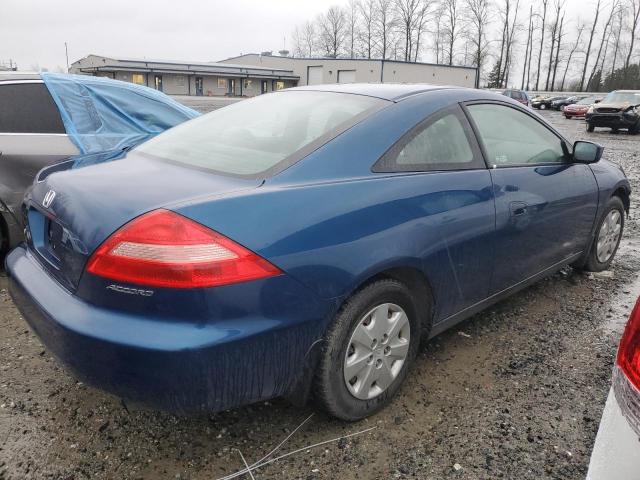 1HGCM72243A018476 - 2003 HONDA ACCORD LX BLUE photo 3