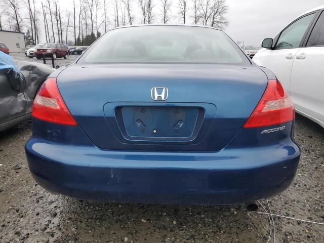 1HGCM72243A018476 - 2003 HONDA ACCORD LX BLUE photo 6